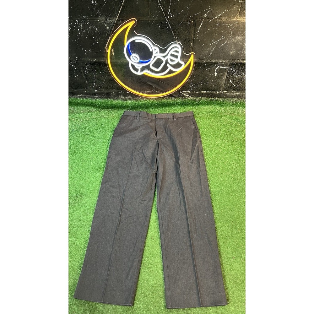 Dockers Pants‎ Mens 34x30 Gray The Best Pressed Classic Fit Signature Stretch
